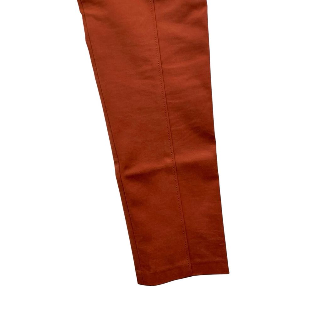 Tory Burch Zip Pocket Dress Pants Women’s Size 2 Burnt Orange - Picture 7 of 14
